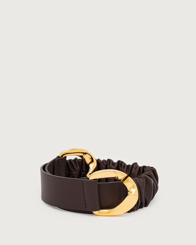 CINTURA ELASTICIZZATA NAPPA B 4 CM - ORCIANI