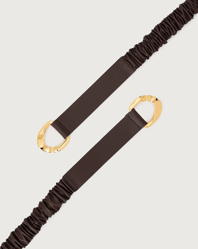 CINTURA ELASTICIZZATA NAPPA B 4 CM - ORCIANI